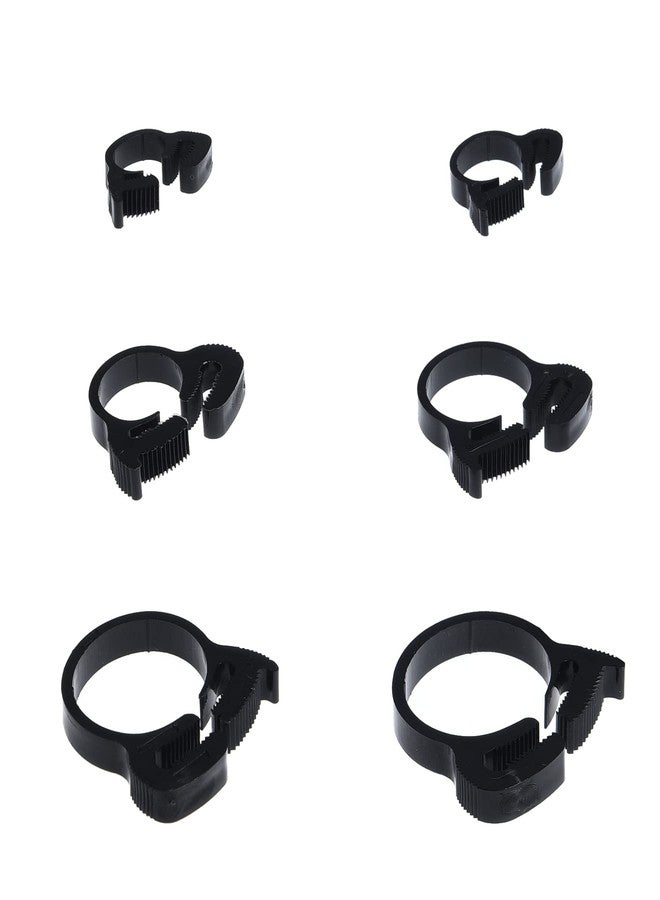 ALEGI Reef Aquarium Nylon Hose Clamps Set, 8.1-32.5mm Plastic Snap Clamps Kit (Black Nylon Hose Clamps 36pack) - Image 1